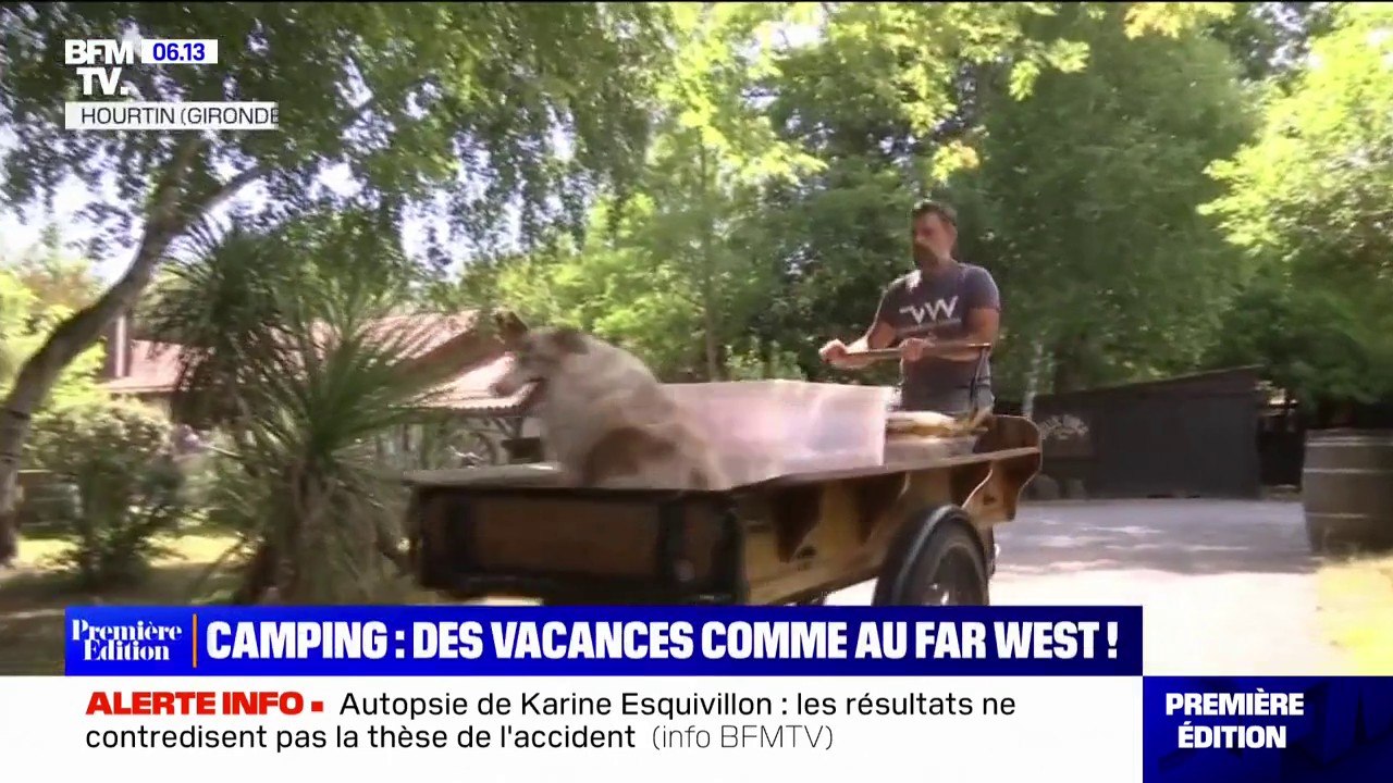 Des vacances au camping dans l'ambiance du Far West