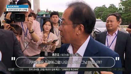 洪 당원권 정지 10개월…총선 영향력 원천 차단?
