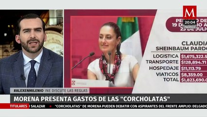 Reporte de gastos de las 'corcholatas' del 19 de junio al 23 de julio