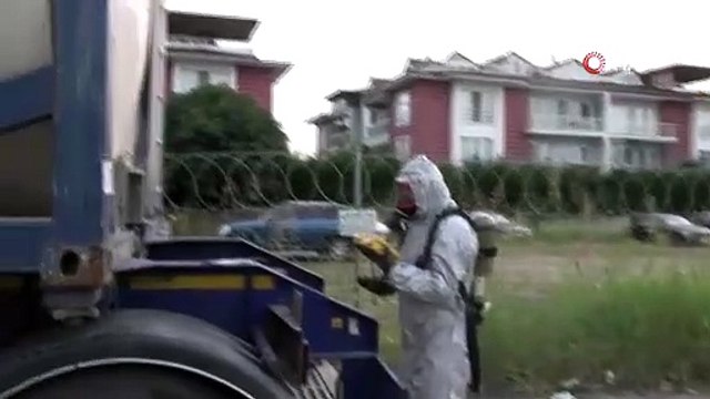 Tankerden gaz sızıntısı ve koku ihbarı AFAD ekiplerini harekete geçirdi