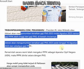 KENAIKAN GAJI PNS AGUSTUS 2023