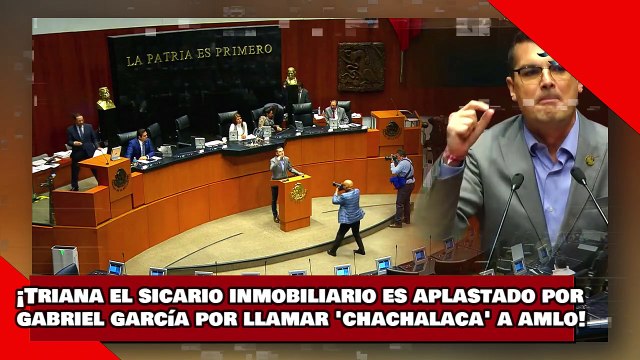 ¡VEAN! ¡Triana el sicario inmobiliario es aplastado por Gabriel García por llamar chachalaca a AMLO!