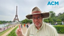 Tim the Yowie Man celebrates the history of Paris' beloved Eiffel Tower