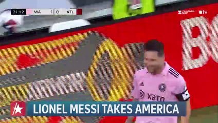 Lionel Messi SCORES At 1st Starting Inter Miami CF Game