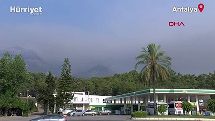 Kemer'deki orman yangını 4'ncü gününde