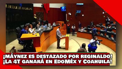 ¡VEAN! ¡Máynez es despedazado por Reginaldo restregándole que la 4T ganará en EdoMéx y Coahuila!