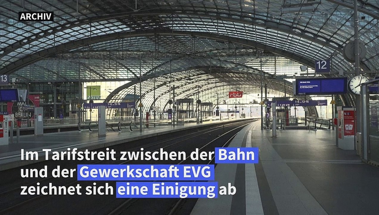 Deutsche Bahn und EVG wollen Schlichterspruch annehmen
