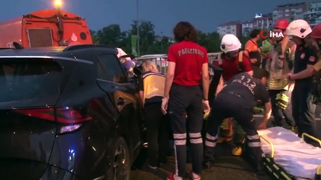 İstanbul'un göbeğinde feci kaza! Ağır yaralanan sevgilisini bırakıp kayıplara karıştı