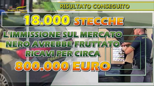 Palermo, sequestrate oltre 5 tonnellate di sigarette di contrabbando