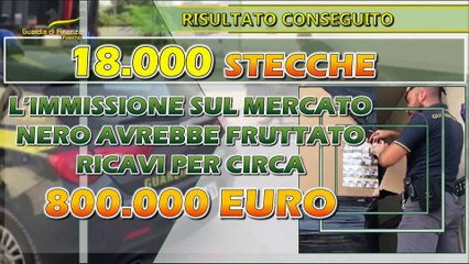 Palermo, sequestrate oltre 5 tonnellate di sigarette di contrabbando