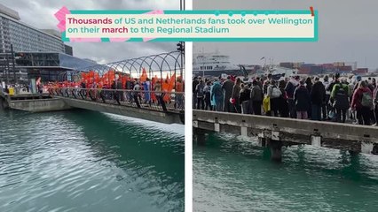 Behind the Scenes - The USA v Netherlands March in Wellington