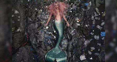 Shakira klip çekiminde fareyle burun buruna gelince çığlığı bastı