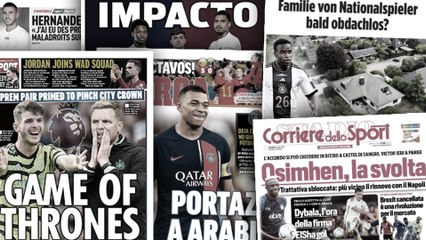 Le Napoli touche au but pour Victor Osimhen, la famille de Youssoufa Moukoko bientôt expulsée de sa maison