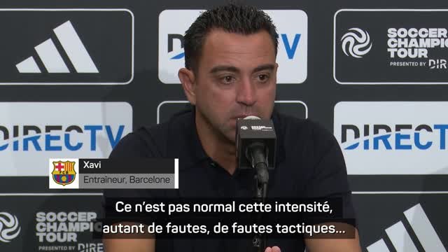 Barcelone - Xavi surpris par Arsenal : Ce n'est pas normal cette intensité