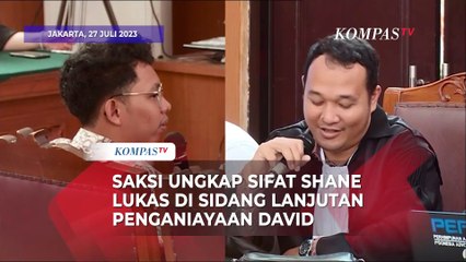 Jadi Saksi, Teman Akrab Ungkap Sifat Shane Lukas di Sidang Lanjutan Penganiayaan David