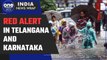 Monsoon wreaks havoc: IMD issues red alert in Telangana & Karnataka | Flood warning | Oneindia News