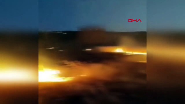 Hatay'da Zeytinlik ve Makilik Alanda Yangın Çıktı