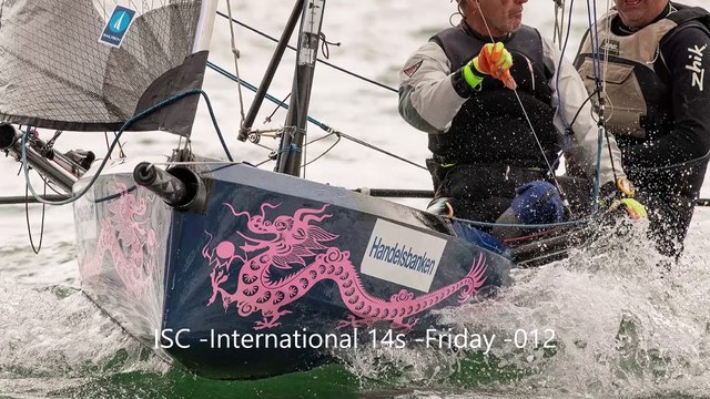 International 14s sail in Chichester Harbour in pictures