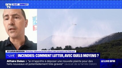 Risque d'incendie en France: "Nous sommes prêts", affirme Sylvain Besson, directeur départemental adjoint des pompiers de l’Hérault