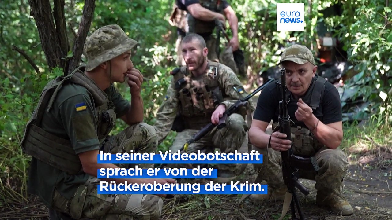Selenskyj lenkt die Aufmerksamkeit auf eine Rückeroberung der Krim