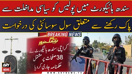 SHC moved to avert 'political interference' in police