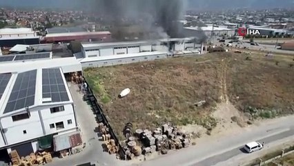 Un incendie dans une usine textile à Denizli a causé des dégâts matériels