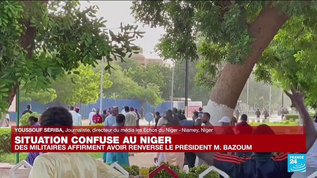 Situation confuse au Niger : des militaires affirment avoir renversé le président Mohamed Bazoum