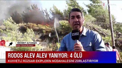 Yunanistan orman yangınlarıyla cehennemi yaşıyor! Yerleşim yerleri tehlikede