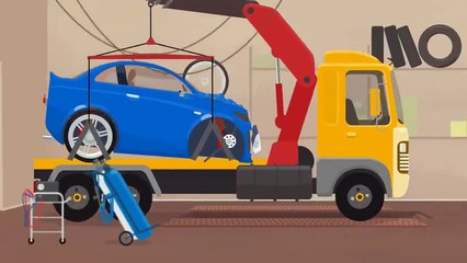 Doctor McWheelie & a Blue Car for Kids. Cars Cartoons for Children