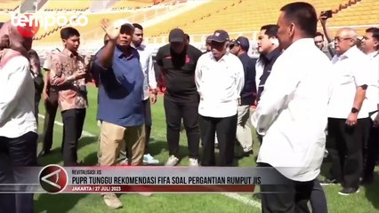 PUPR Tunggu Rekomendasi FIFA Soal Pergantian Rumput JIS