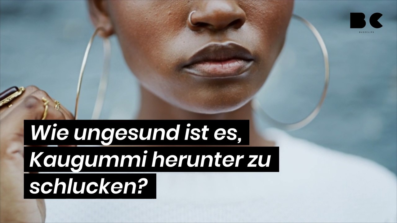 Wie ungesund ist es, Kaugummi herunter zu schlucken?