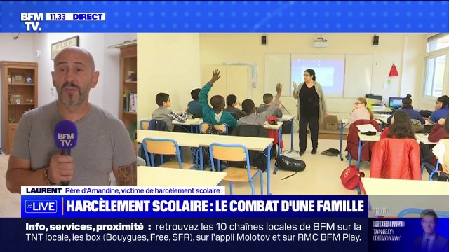 Aujourd'hui, on n'a toujours pas de réponse : le père d'Amandine, victime de harcèlement scolaire, ne sait pas si sa fille pourra changer de collège à la rentrée