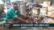 Keren! Pria Asal Malang Ini Sulap Limbah Kayu Jadi 'Action Figur'