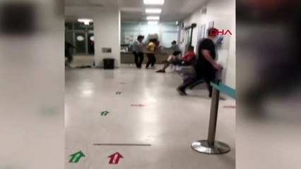 Bursa'da mevsimlik işçiler arasında çıkan kavga hastanede görüntülendi