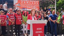 DİSK'e bağlı Genel-İş Sendikası Artvin Şubesi art arda gelen zamları protesto etti