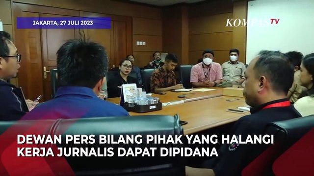Dewan Pers Kecam Aksi Pemukulan Terhadap Jurnalis KompasTV: Bisa Dipidana!