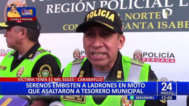 Carabayllo: capturan a delincuentes que robaron más de 50 mil soles a tesorero municipal