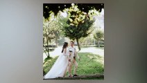 Güzel oyuncu Başak Güroz, sevgilisi Canberk Türkeç ile evlendi