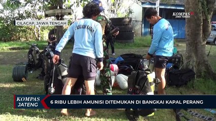 6 Ribu Lebih Amunisi Ditemukan Di Bangkai Kapal Perang