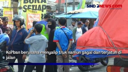 Tragis! Emak-Emak Tewas Tertabrak Truk di Bekasi, Kondisinya Mengenaskan