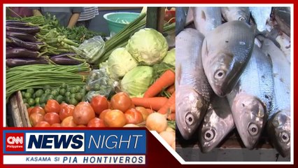 Presyo ng gulay at isda muling nagtaasan dahil daw sa bagyo