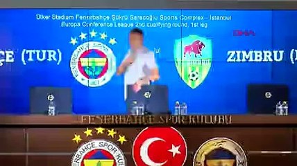 Zimbru Teknik Direktörü Lilian Popescu basın toplantısında konuştu