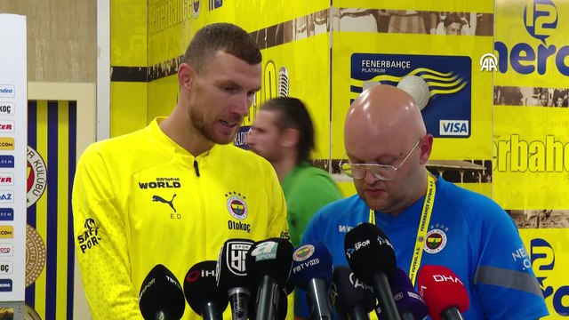 İSTANBUL - Fenerbahçe-Zimbru maçının ardından - Edin Dzeko