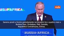 Putin: Pronti a inviare gratuitamente grano in Africa