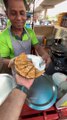 Mumbai Biggest Aaloo Mutter Paneer Paratha _ Indian Street Food _ #shorts #youtubeshorts