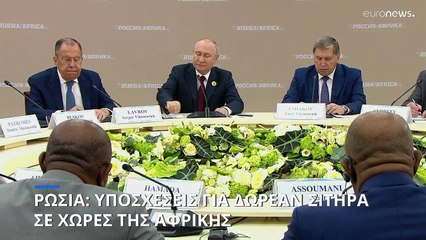 Ρωσία: Ο Πούτιν υπόσχεται δωρεάν σιτηρά σε χώρες της Αφρικής