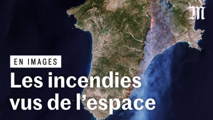 Video herunterladen: Les incendies en Europe sont visibles depuis l’espace