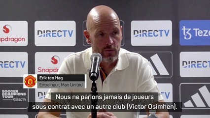 Ten Hag confirme que les Red Devils recherchent un attaquant