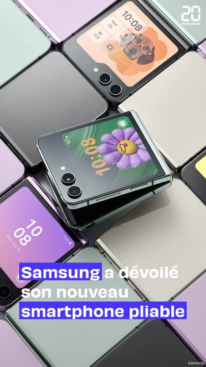 Samsung annonce son smartphone pliable le Galaxy Z Flip 5 - Vidéo  Dailymotion