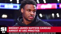 Bronny James Suffers Cardiac Arrest at USC Practice
